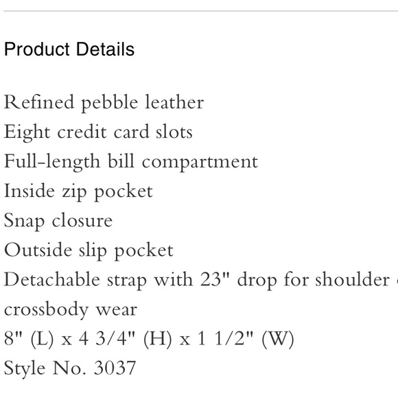 Coach leather fold over crossbody - Picture 15 of 16